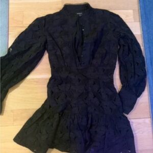 Bardot Black Lace Dress
